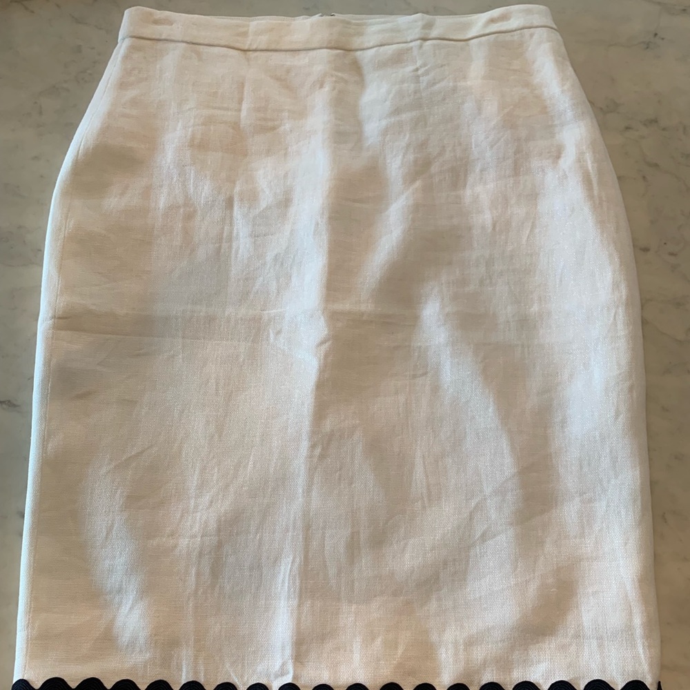 J Crew NWT Linen Skirt
